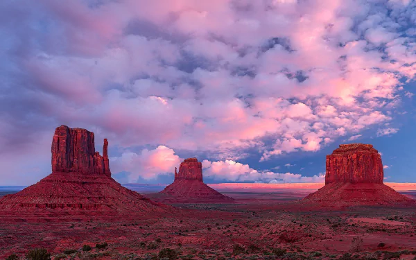 USA Utah desert cloud sky landscape nature monument valley HD Desktop Wallpaper | Background Image