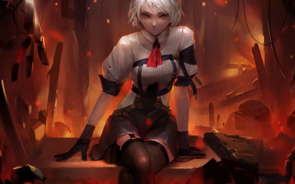 Vector (Girls Frontline) video game Girls Frontline HD Desktop Wallpaper | Background Image