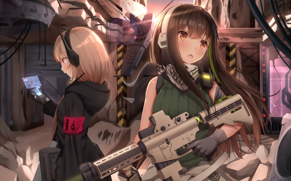 Video Game Girls Frontline M4A1 M4 Sopmod II HD Wallpaper | Background Image