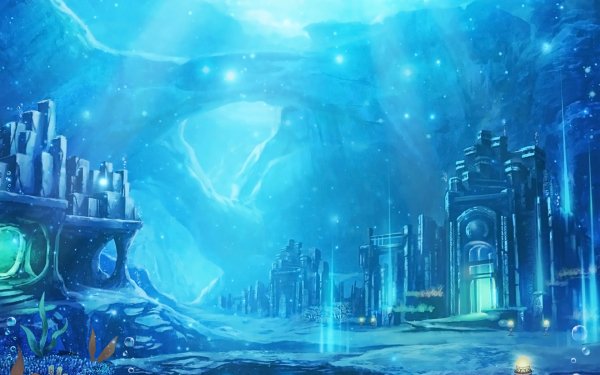 Anime Original Underwater HD Wallpaper | Background Image
