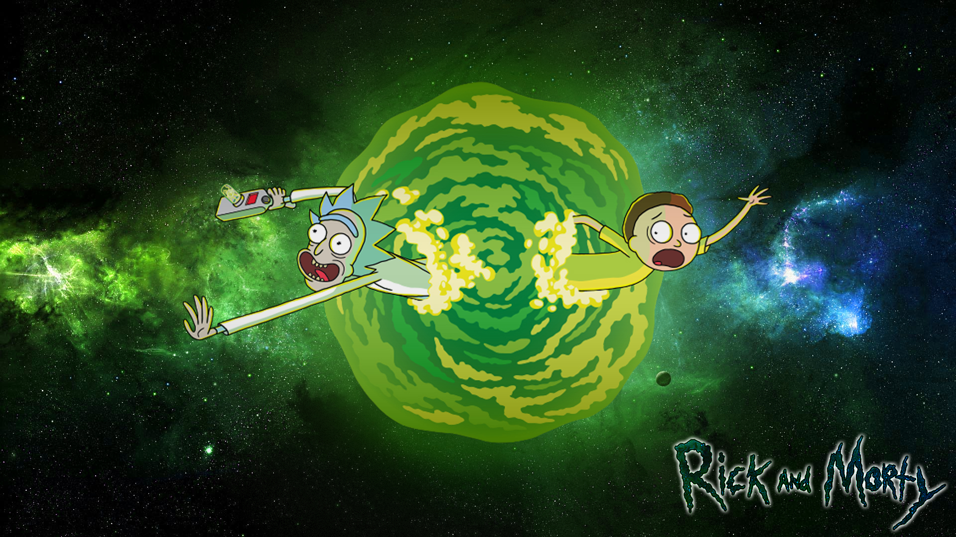 Rick And Morty Fire Wallpapers