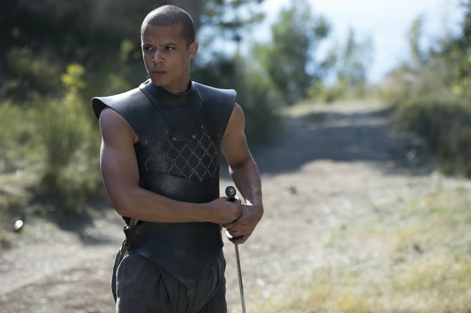 Download Jacob Anderson Grey Worm TV Show Game Of Thrones 4k Ultra HD Wallpaper