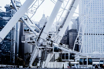 man made London Eye HD Desktop Wallpaper | Background Image