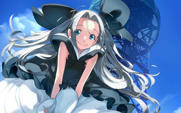 Airi Yukifune sky Anime Robotics;Notes Sky Anime HD Desktop Wallpaper | Background Image