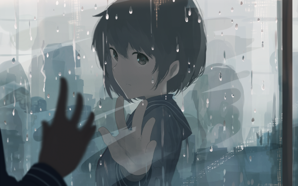 Anime Original Rain HD Wallpaper | Background Image