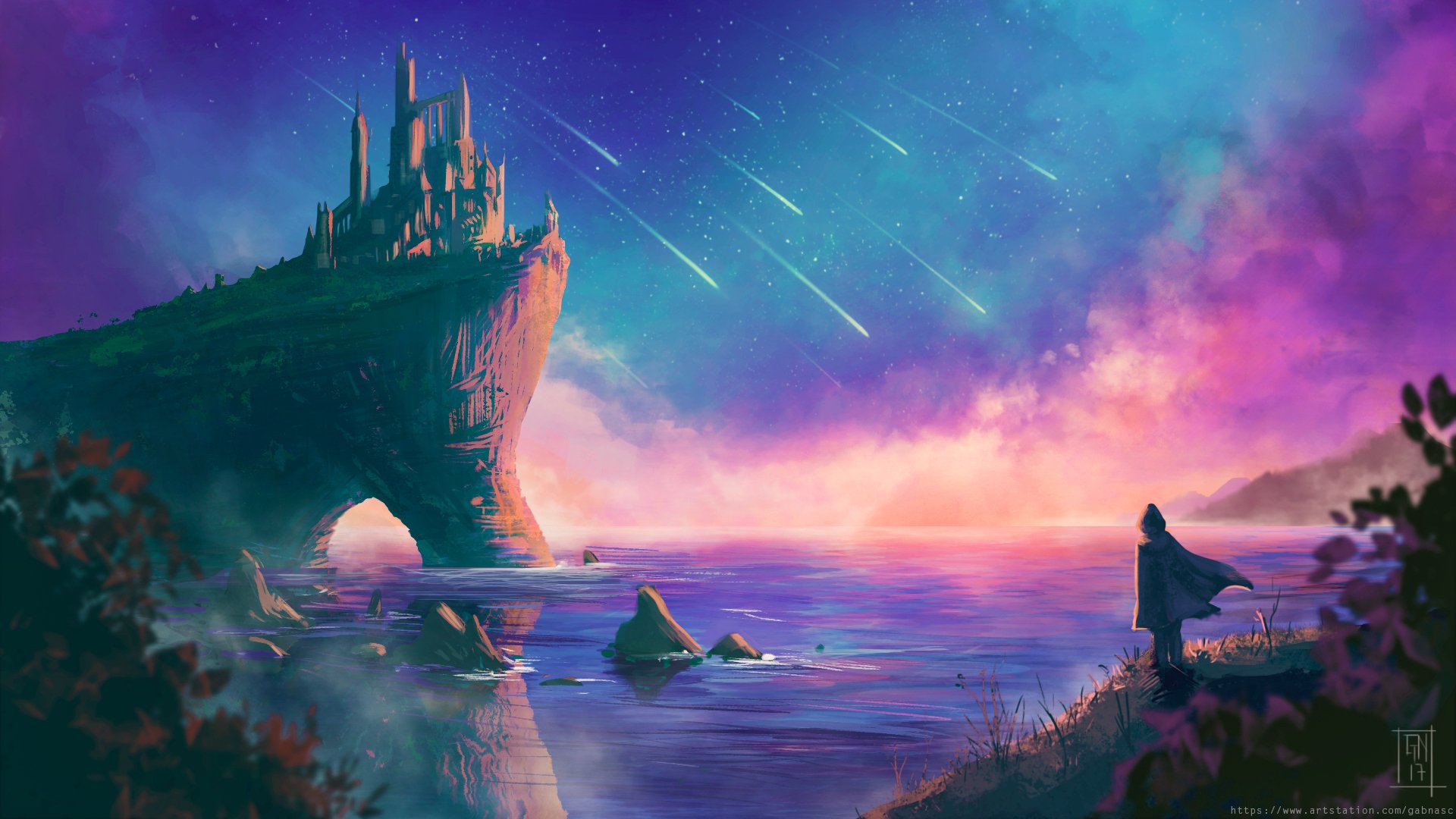 Fantasy Landscape HD Wallpaper by Tsugambler Fantasy Landscape HD Wallpaper by Tsugambler