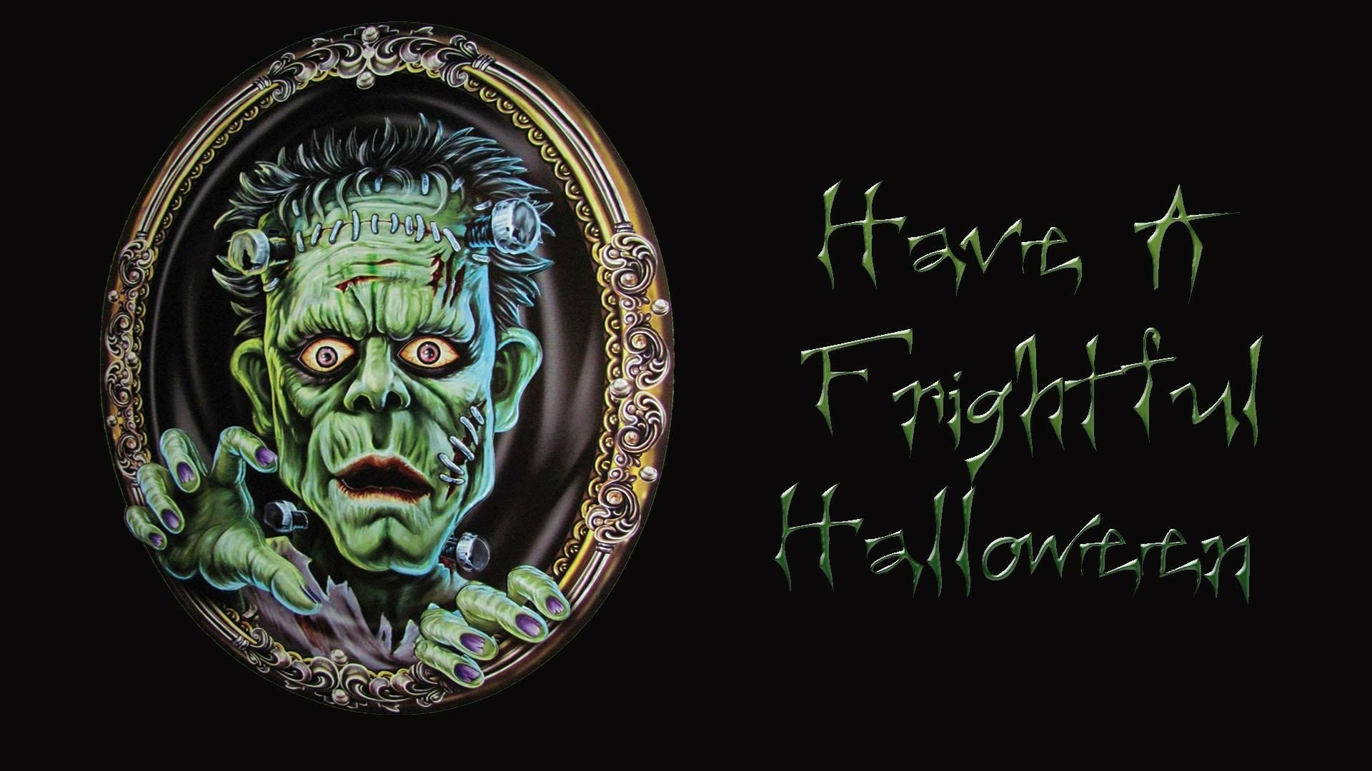 Download Frankenstein Monster Holiday Halloween HD Wallpaper