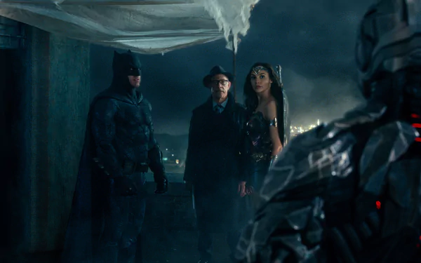 Ben Affleck Commissioner Gordon J.K. Simmons Gal Gadot Wonder Woman Batman movie Justice League HD Desktop Wallpaper | Background Image