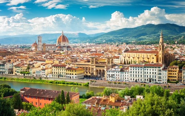 Man Made Florence Cities Italy City Cityscape Building Cathedral HD Wallpaper | Background Image