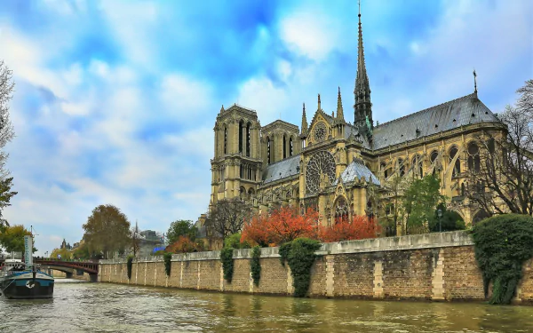 architecture Paris France cathedral religious Notre-Dame de Paris HD Desktop Wallpaper | Background Image
