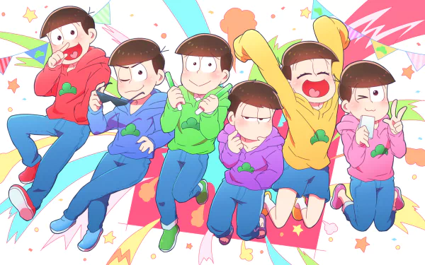 Anime Osomatsu-san HD Desktop Wallpaper | Background Image