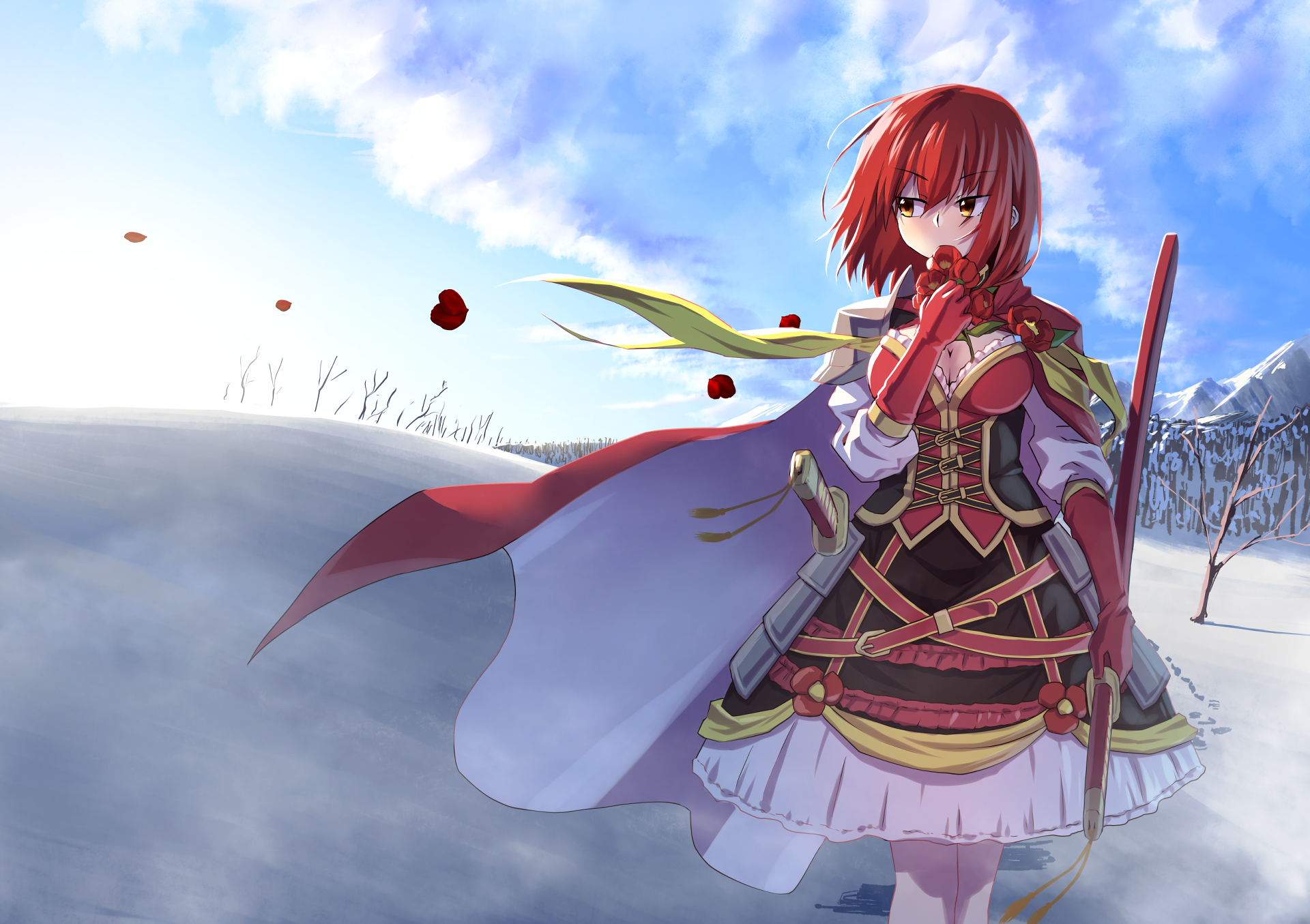 Anime Flower Knight Girl HD Wallpaper