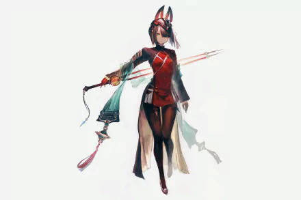 thigh highs sword Anime Original HD Desktop Wallpaper | Background Image