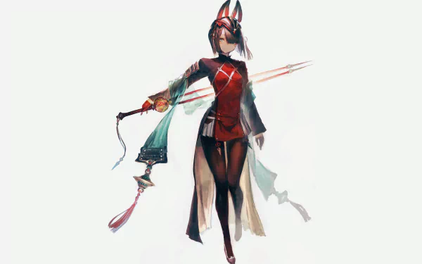 thigh highs sword Anime Original HD Desktop Wallpaper | Background Image