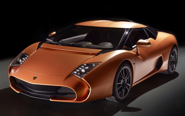 orange car vehicle Lamborghini 5-95 Zagato Concept HD Desktop Wallpaper | Background Image