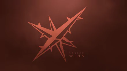 Minimalist 8K Ultra HD wallpaper featuring Lesion’s thorny emblem from Operation Blood Orchid in Tom Clancy's Rainbow Six: Siege.