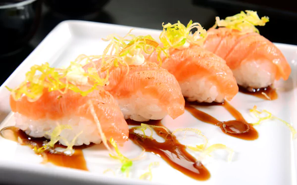 rice seafood fish food sushi HD Desktop Wallpaper | Background Image