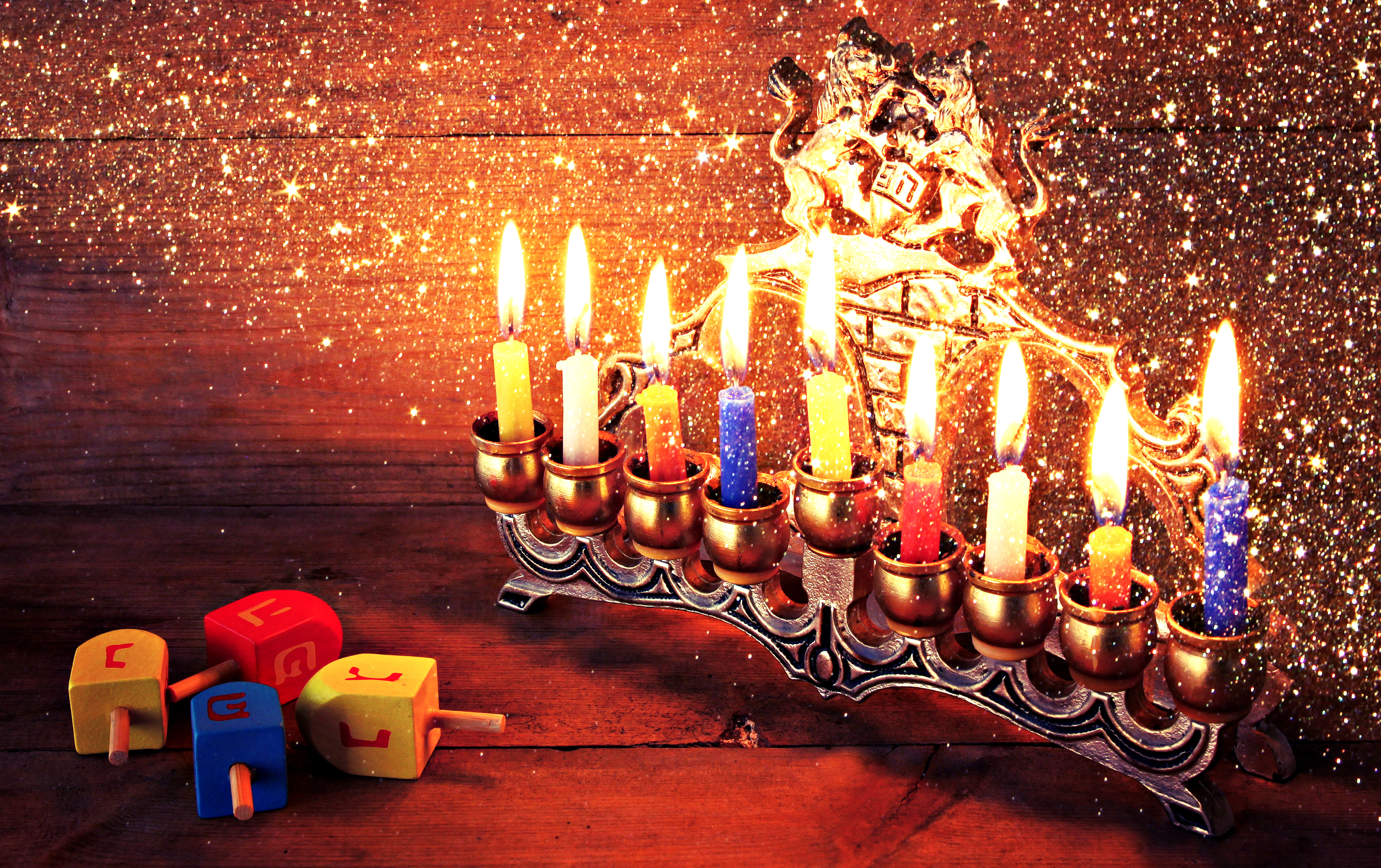 Download Candle Holiday Hanukkah 4k Ultra HD Wallpaper
