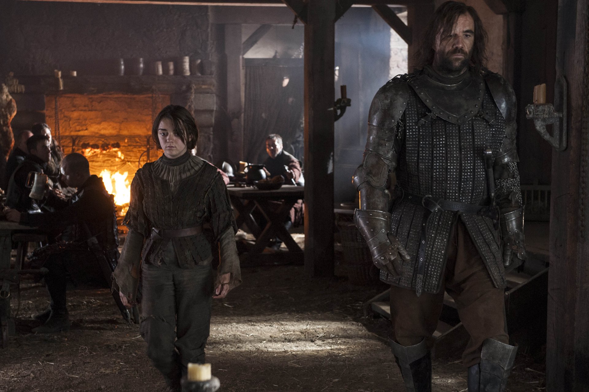 Download Rory McCann Maisie Williams Sandor Clegane Arya Stark TV Show Game Of Thrones HD Wallpaper