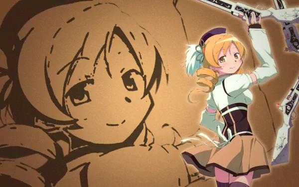 Mami Tomoe Anime Puella Magi Madoka Magica HD Desktop Wallpaper | Background Image