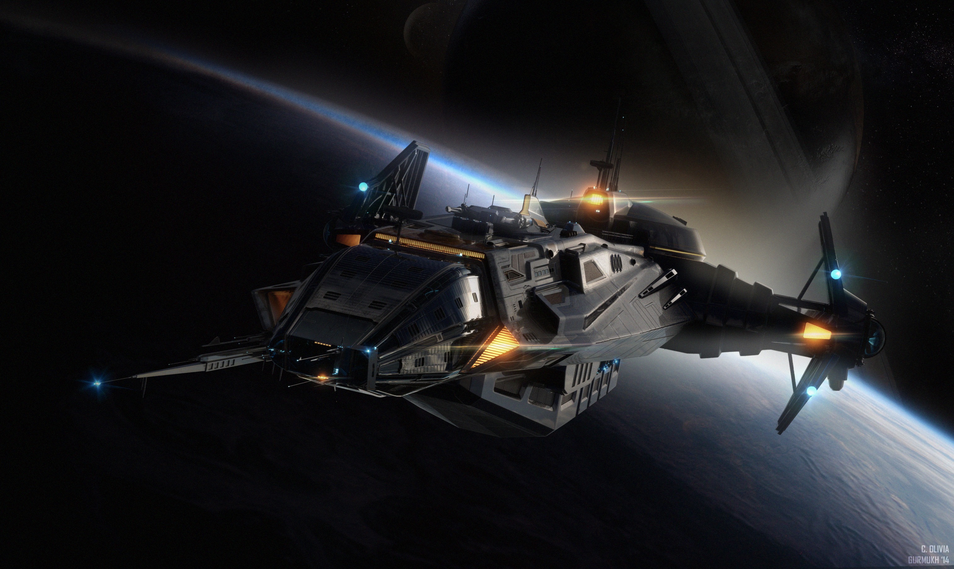 Download Space Spaceship Video Game Star Citizen Hd Wallpaper