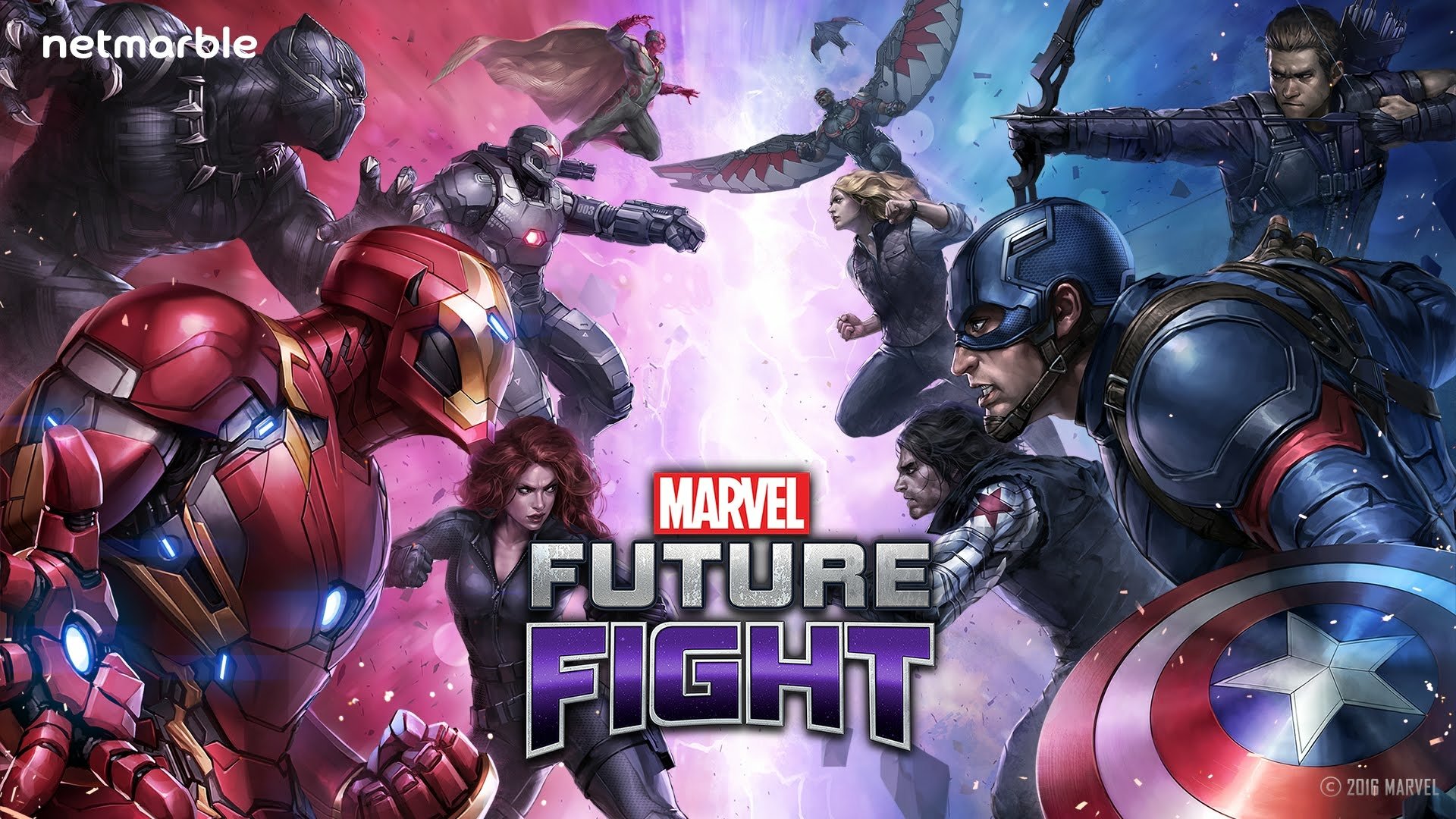 Marvel Future Fight Heroes HD Wallpaper - Captain America, Iron Man ...