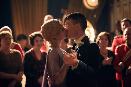 Thomas Shelby Annabelle Wallis Cillian Murphy TV Show Peaky Blinders HD Desktop Wallpaper | Background Image