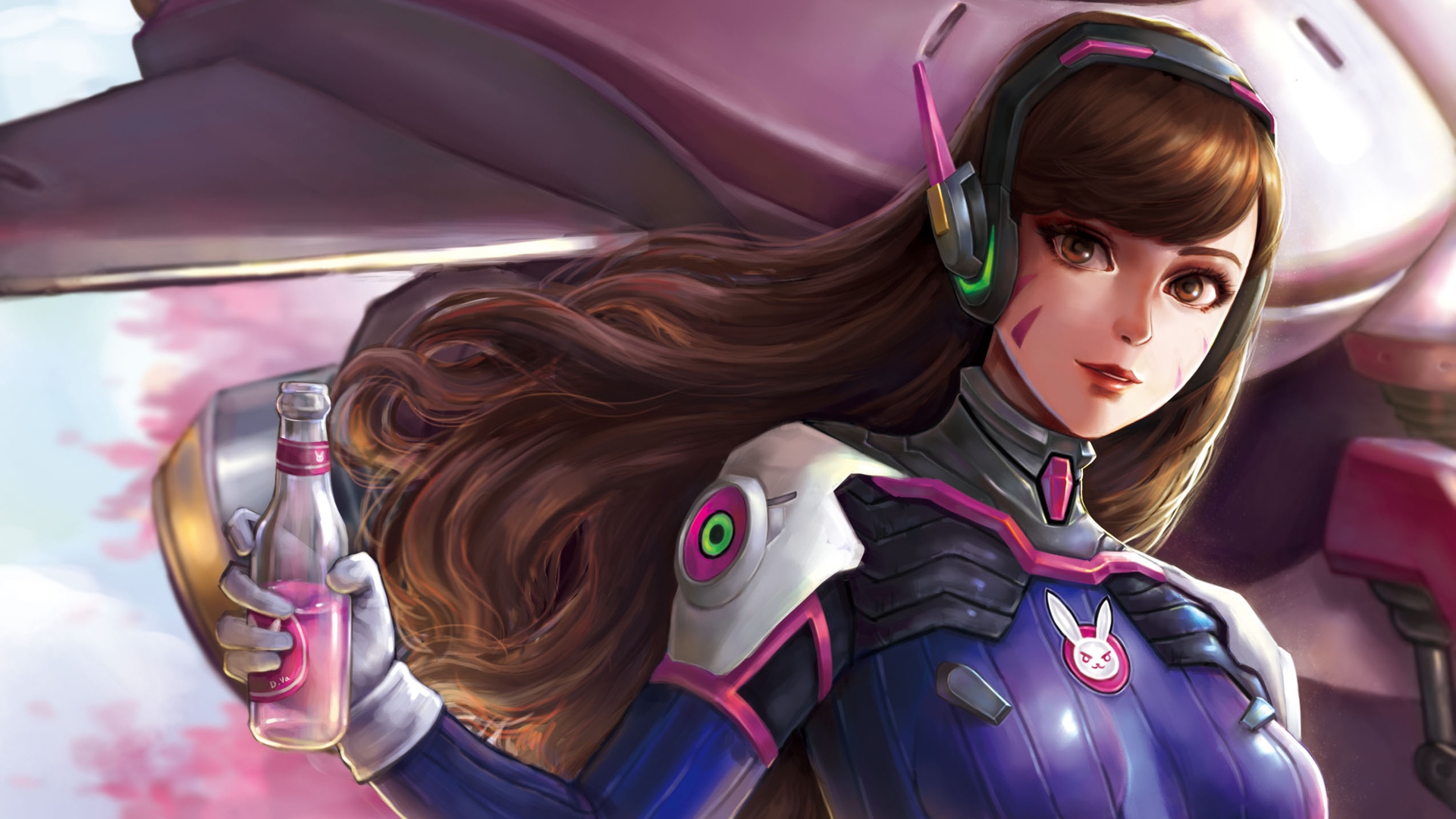 Download D.Va (Overwatch) Video Game Overwatch HD Wallpaper