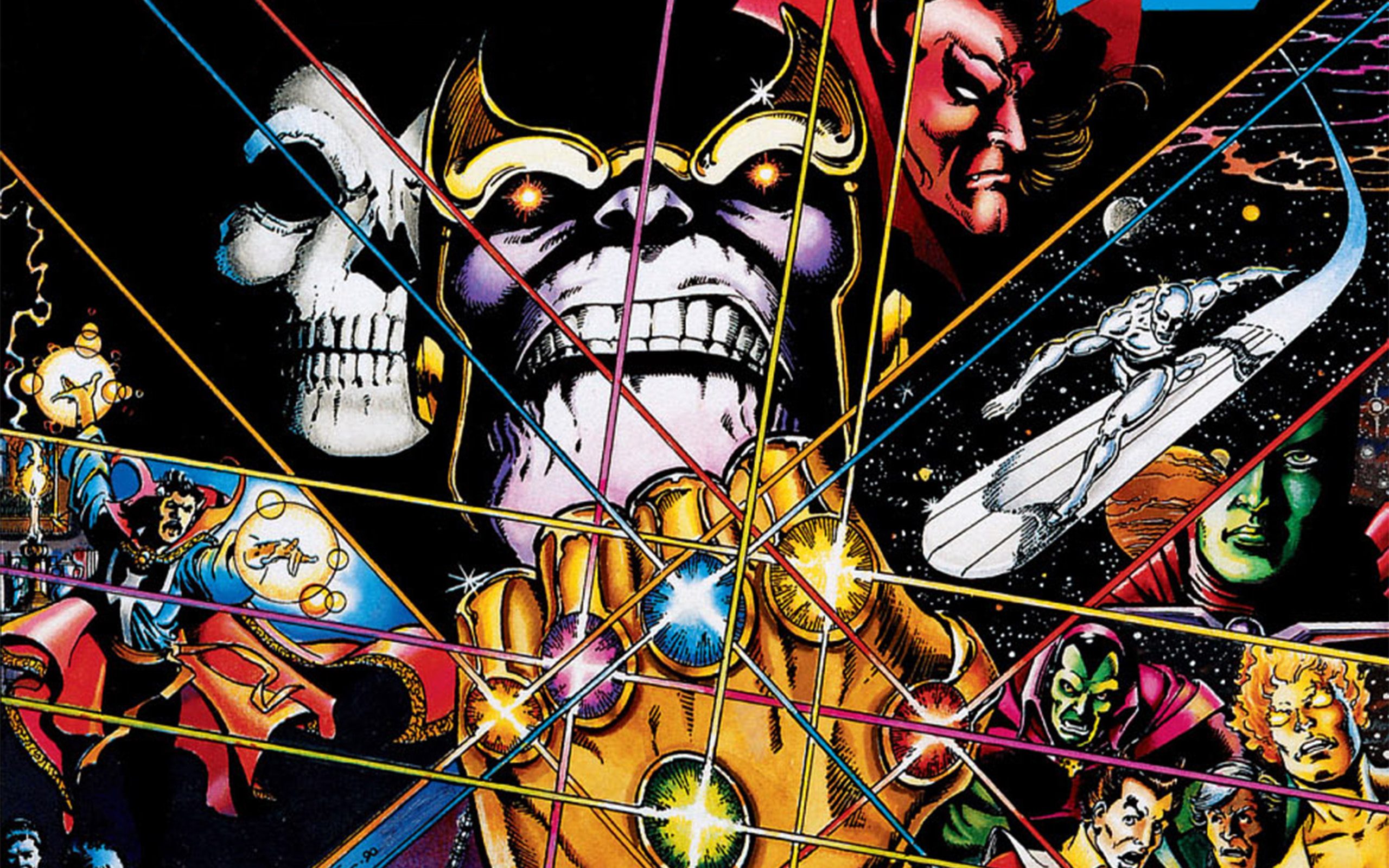 Download The Power of Infinity Gems in Unison Wallpaper | Wallpapers.com