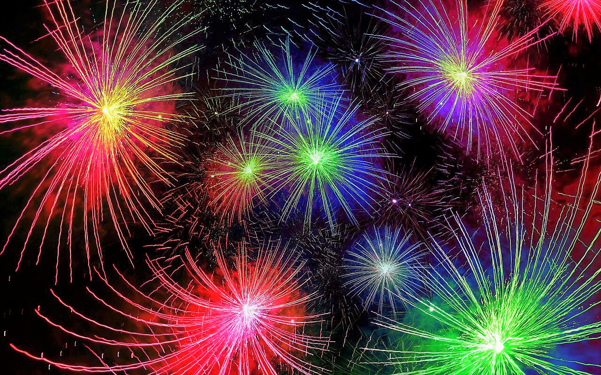 Artistic Fireworks HD Wallpaper | Background Image