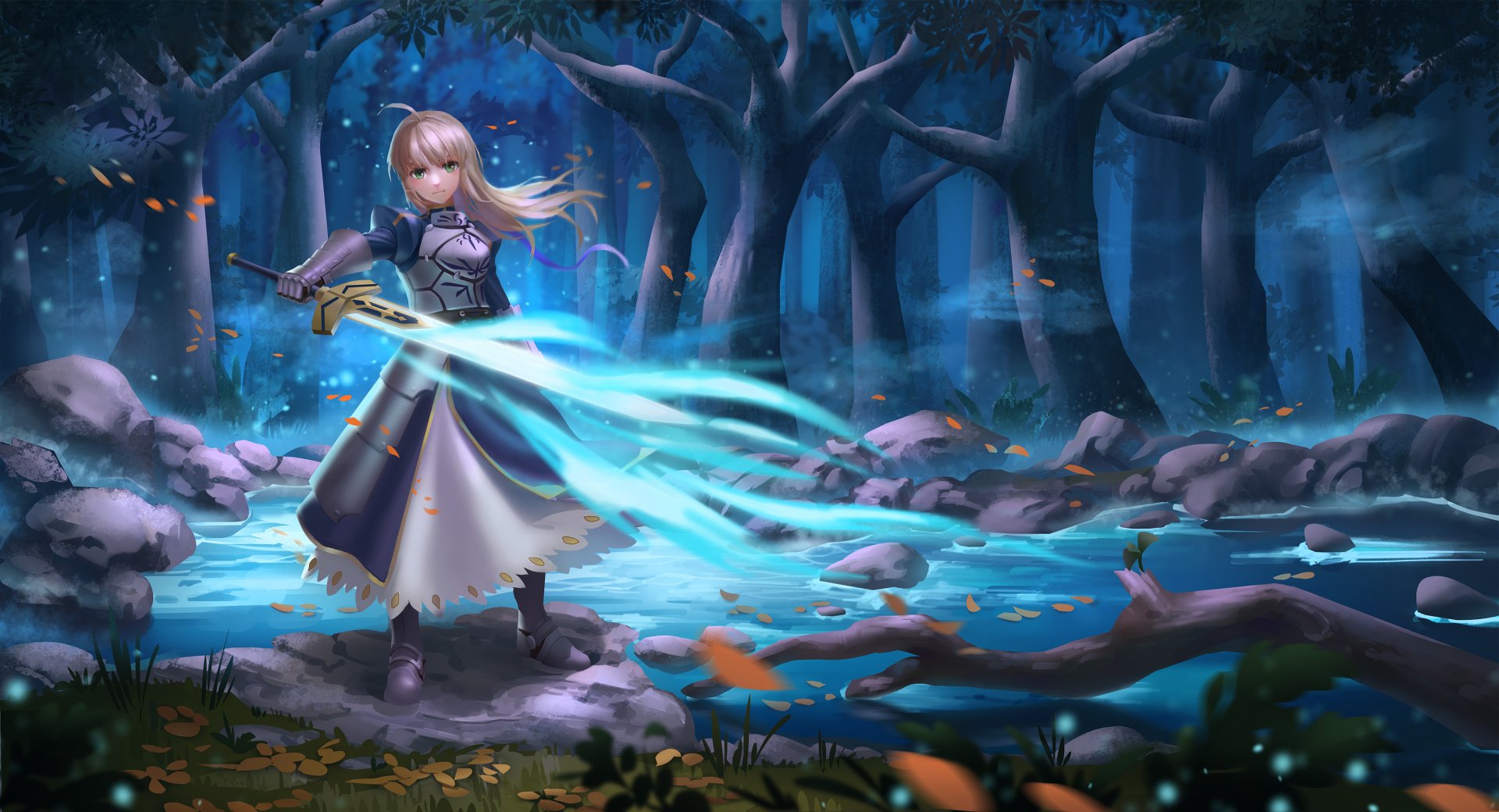 Download Saber (Fate Series) Anime Fate/Stay Night HD Wallpaper