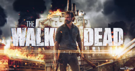 Andrew Lincoln Rick Grimes TV Show The Walking Dead HD Desktop Wallpaper | Background Image