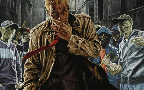 John Constantine Comic Hellblazer HD Desktop Wallpaper | Background Image