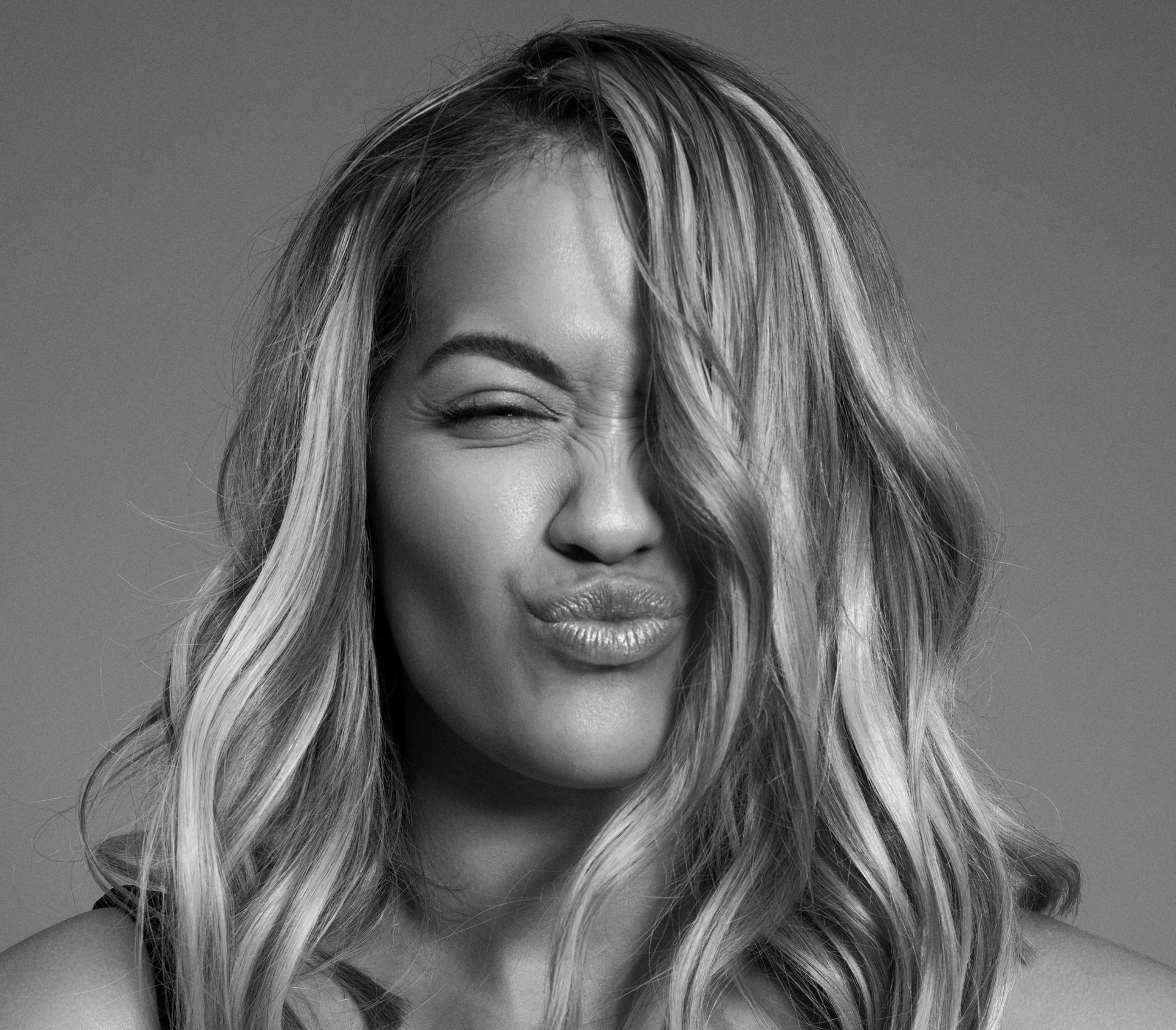 Download Black & White Monochrome Singer Music Rita Ora HD Wallpaper