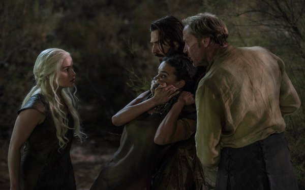 TV Show Game Of Thrones Daenerys Targaryen Daario Naharis Jorah Mormont Emilia Clarke Michiel Huisman Iain Glen HD Wallpaper | Background Image