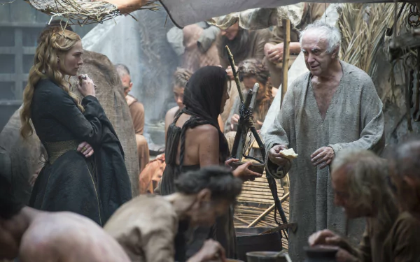Jonathan Pryce Lena Headey High Sparrow Cersei Lannister TV Show Game Of Thrones HD Desktop Wallpaper | Background Image