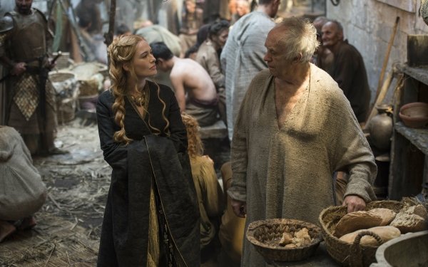 TV Show Game Of Thrones A Song of Ice and Fire Cersei Lannister High Sparrow Lena Headey Jonathan Pryce HD Wallpaper | Background Image