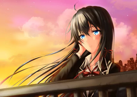 Yukino Yukinoshita Anime My Teen Romantic Comedy SNAFU HD Desktop Wallpaper | Background Image