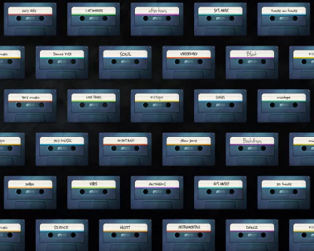 vector graphic design music cassette HD Desktop Wallpaper | Background Image