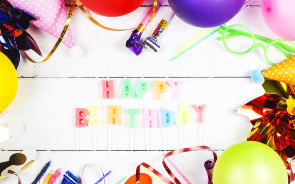 colorful celebration Happy Birthday holiday birthday HD Desktop Wallpaper | Background Image