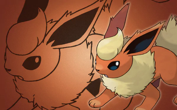 Flareon (Pokémon) Eeveelutions Anime Pokemon HD Desktop Wallpaper | Background Image