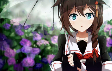 Shigure (Kancolle) Anime Kantai Collection HD Desktop Wallpaper | Background Image
