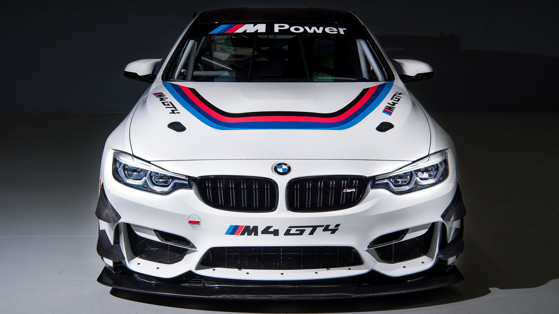 Download Car White Car Race Car Vehicle BMW M4 GT4 HD Wallpaper