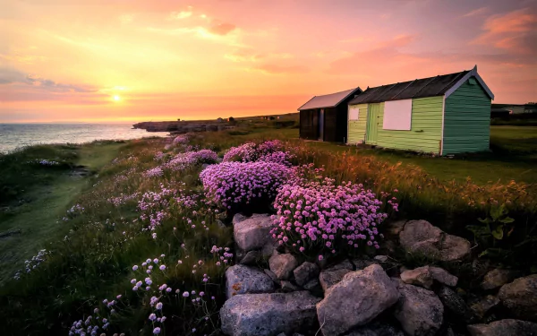  Lake Sunset in Spring