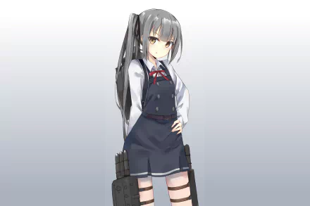 Asashio (kancolle) Anime Kantai Collection HD Desktop Wallpaper | Background Image