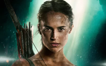Lara Croft Alicia Vikander movie Tomb Raider (2018) HD Desktop Wallpaper | Background Image
