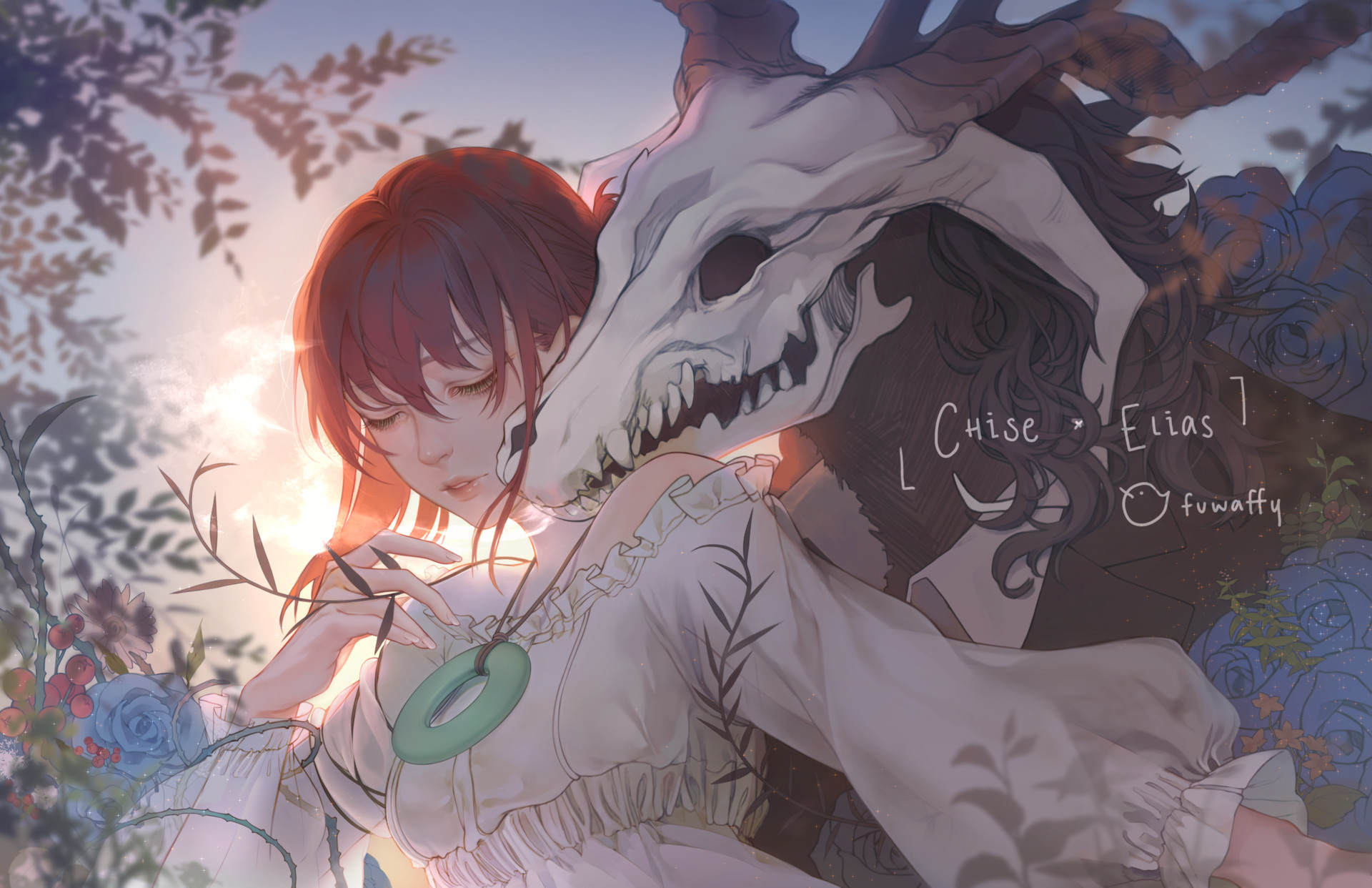 Anime The Ancient Magus' Bride HD Wallpaper by ふわ