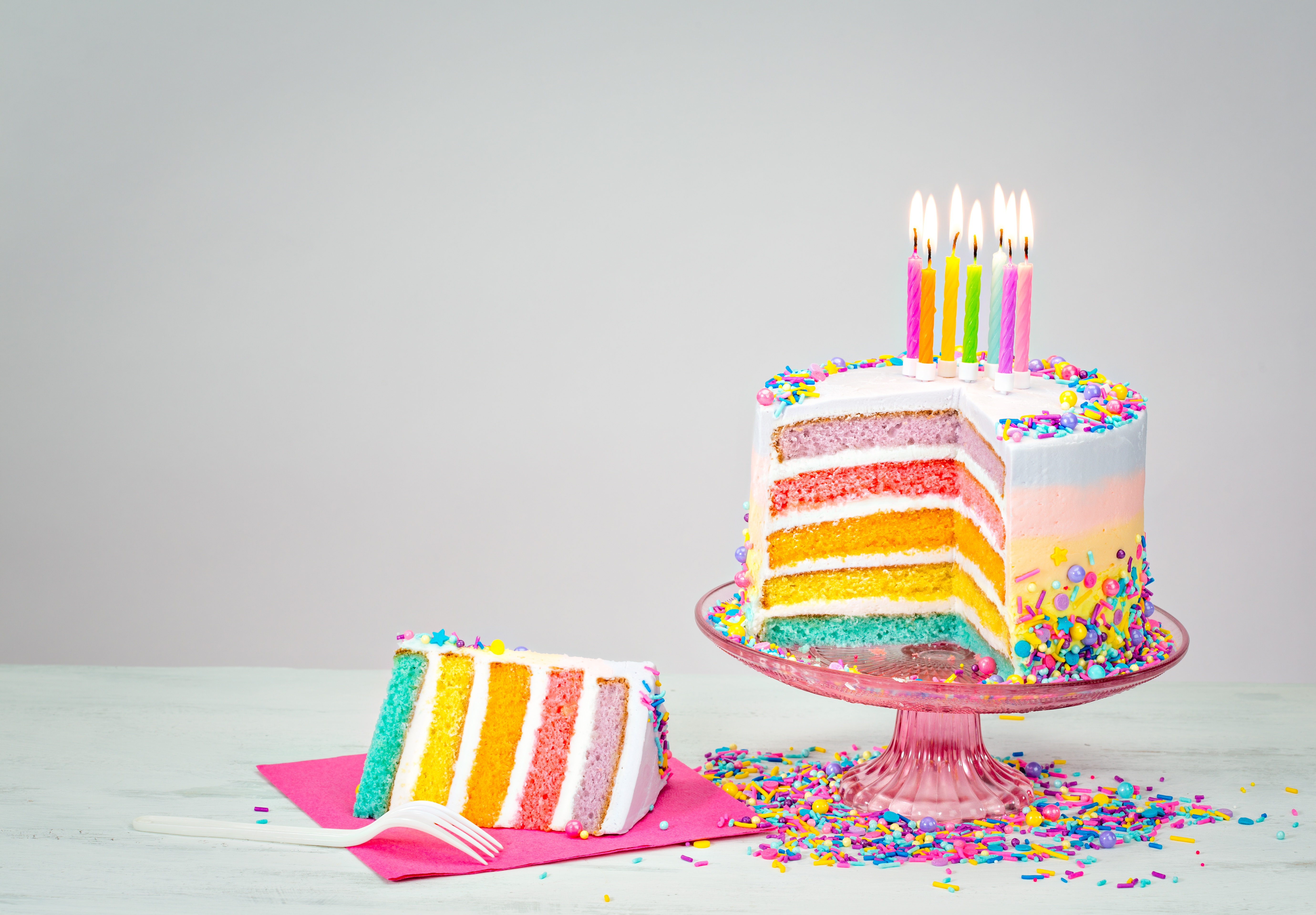 Colorful Rainbow Layer Cake 4k Ultra Fond D Ecran Hd Image 5519x3840