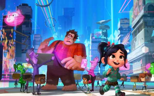 Ralph (Wreck-It Ralph) Vanellope von Schweetz Ralph Breaks the Internet: Wreck-It Ralph 2 movie Ralph Breaks the Internet HD Desktop Wallpaper | Background Image