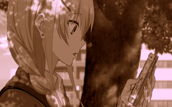 Anime Citrus Yuzu Aihara Sepia HD Wallpaper | Background Image